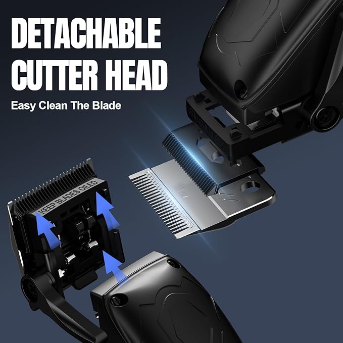 Lanumi Professional 3 in 1 Hair Clipper and Trimmer Set Men Electric Razor Shavers Beard Trimmer Rechargeable Barber Clippers Haircut Kit Gifts for Him,for Barbers