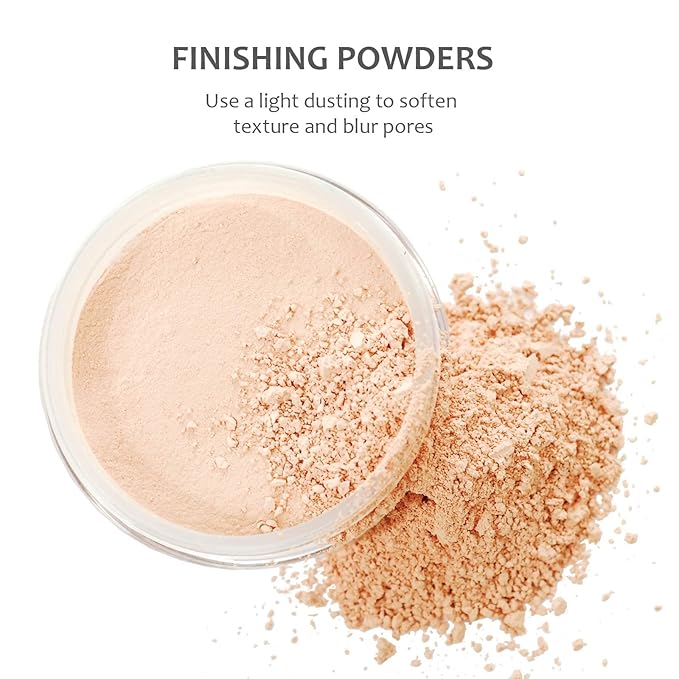 Demure Mineral Makeup, Finishing Powder (Tan), Loose Powder Make Up, Face Powder, Setting Powder Makeup, Professional Makeup