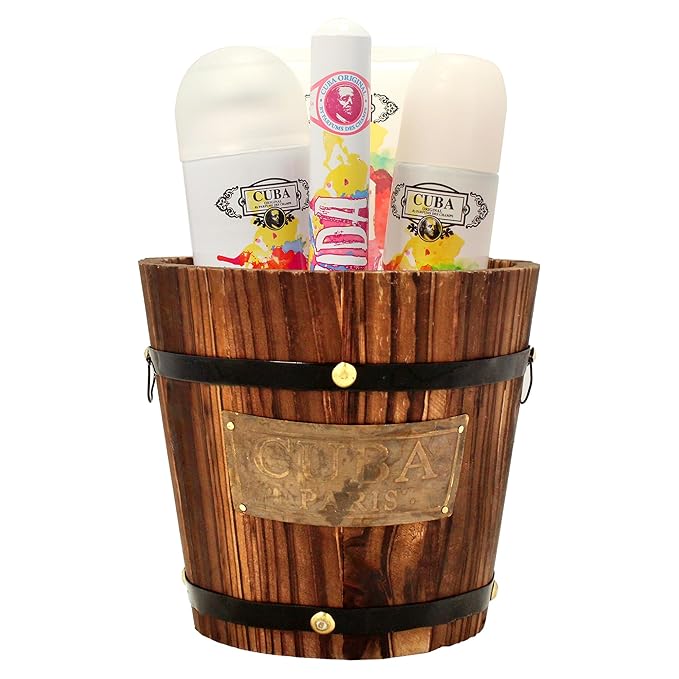 Cuba La Vida for Women - 4 Pc Gift Set 3.3oz EDP Spray, 1.17oz EDP Spray, 6.6oz Body Spray, 6.6oz Body Lotion
