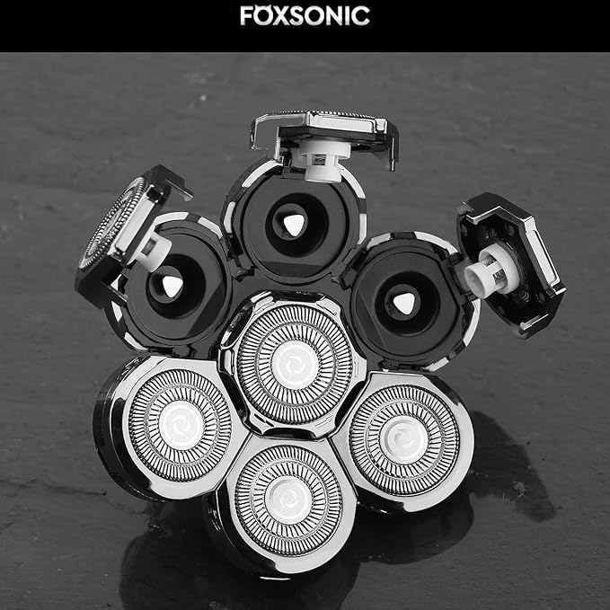 Universal 7 Blade Replacement Heads - 7 Heads for Many Main Brands Electric Shaver Razor Bald Men