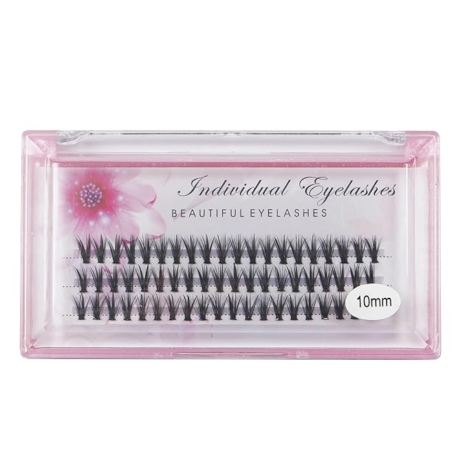 Bodermincer 20D 0.07mm Thickness 8-22mm To Choose Grafting False Eyelashes False Eyelashes Individual Natural Long Mink Fake Eyelashes Extension Handmade Bulk Wholesale (10mm)