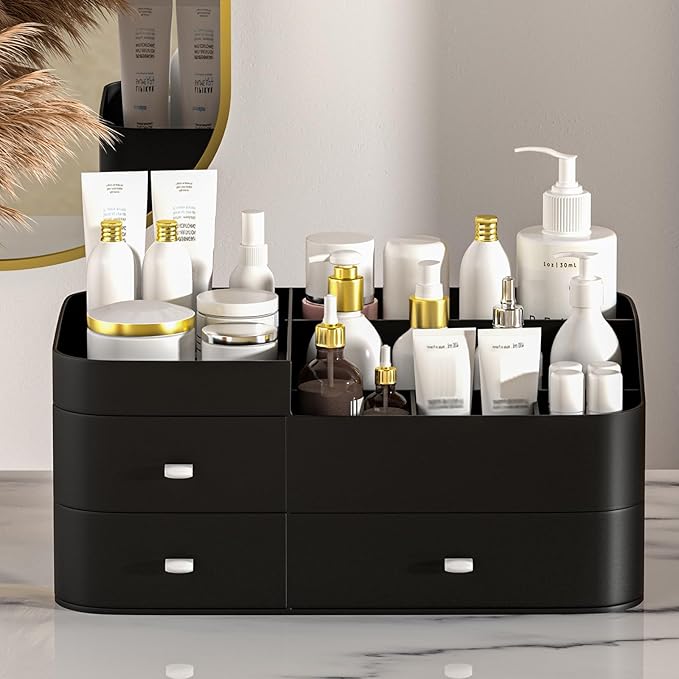 MIUOPUR Perfume Organizer for Men, Perfume Stand, Shelves for Perfumes, Organizador de Perfumes, Dresser Organizer Countertop, Mens Bedroom Essentials, Gifts for Men