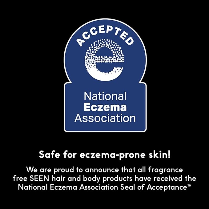 SEEN Travel Trio, Fragrance Free - Non-Comedogenic & Sulfate-Free Blow-Out Hair Cream, Shampoo & Conditioner Set- Reduces Frizz- Heat Protectant- Safe for Sensitive & Eczema Prone Skin