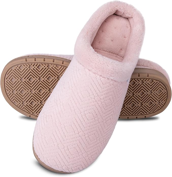 isotoner Women's Diamond Microterry Gemma Clog Slipper