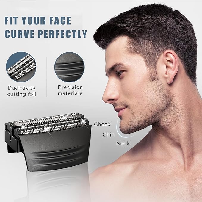 Shaver Replacment Heads,Shaver Replacment Foil Compatible with Remington TITANIUM-X Flex & Pivot Foil and Cutter F5800 & F7800 (2 Packs)