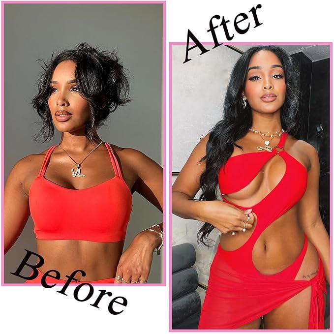 4 Bundles Human Hair Body Wave 16 18 20 22 Inch 12A Grade Human Hair 100% Unprocessed Brazilian Hair Bundles Body Wave Wavy Hair Extensions Natural Color for Women