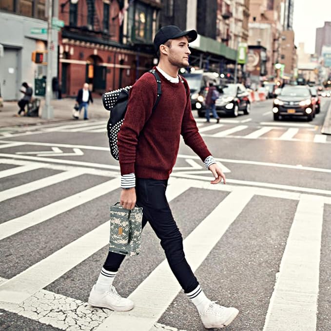 MIRASON Hanging Toiletry Bag for Men Dopp Kit Waterproof Travel Organizer Bag with Sturdy Metal Hook and Handle for Bathroom Shower Camping Toiletry Bag Gift for Men (Camo)