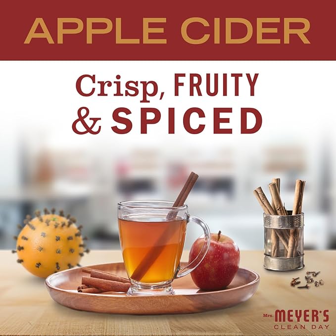 MRS. MEYER'S CLEAN DAY Fall Scent Variety Pack (Apple Cider + Acorn Spice + Fall Leaves)