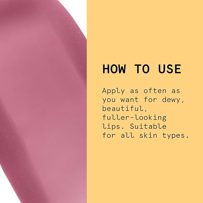 Beauty Pie Wondergloss Collagen Lip Oil + (Plum Naked) – Hydrating, Plumping, Non-Sticky Gloss with Collagen AC Micro-Vectors & Cherry Oils