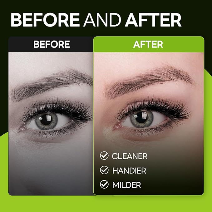 ARISON LASHES Lash Shampoo Eyelash Extension Cleanser, Lash Extension Shampoo, Professional Lash Shampoo for Lash Extensions Eyelid Foaming Cleanser for Salon and Home Use 500ML