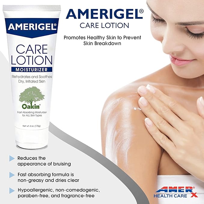 AMERIGEL - Bundle of 1oz Hydrogel Wound Dressing and 6oz Care Lotion