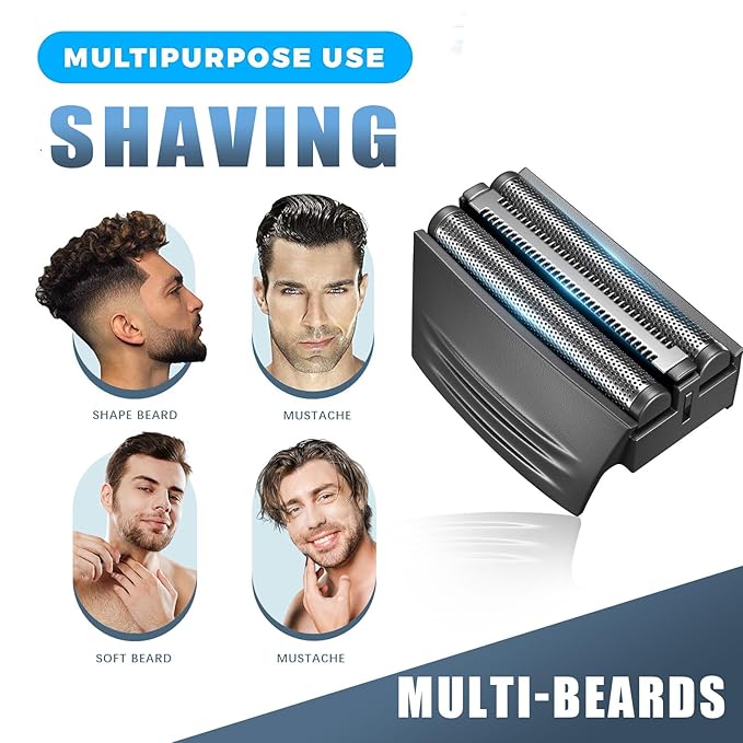 Shaver Replacment Heads,Shaver Replacment Foil Compatible with Remington TITANIUM-X Flex & Pivot Foil and Cutter F5800 & F7800 (2 Packs)