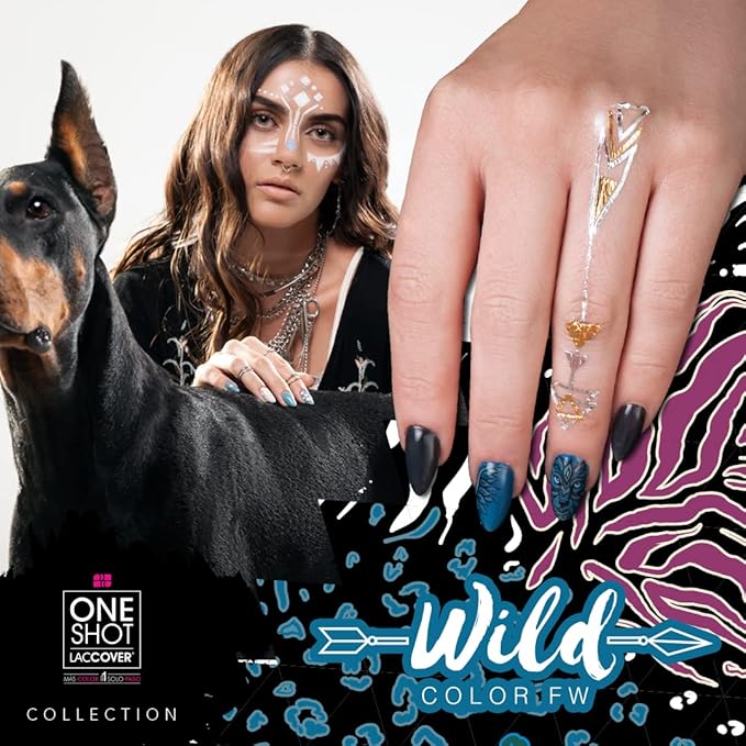 NAIL POLISH GEL SET WILD COLLECTION, 8 COLORS, 1/2 Fl Oz each one, by NAIL FACTORY