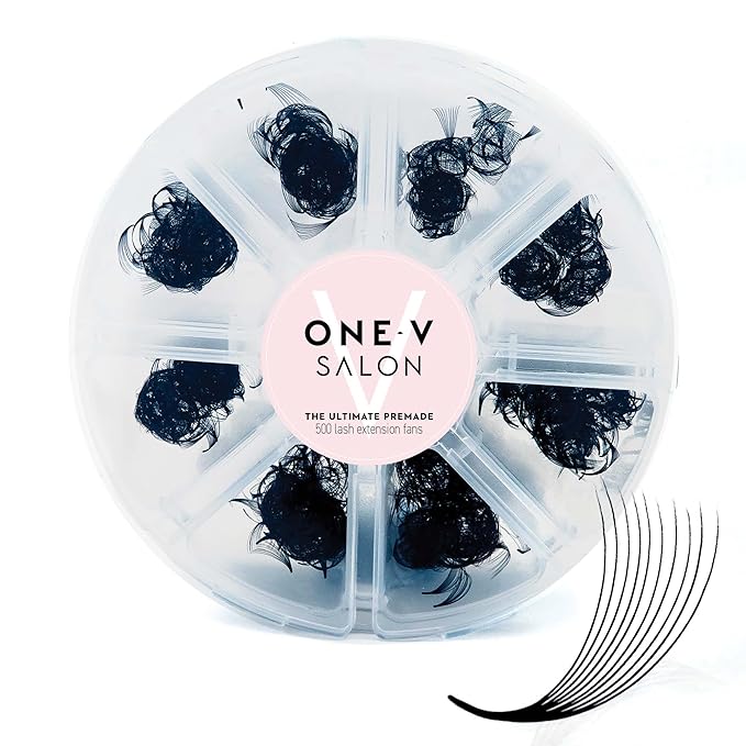 500 Loose Premade Fans Eyelash Extensions, C Curl Volume Lashes, 14D 20D 10D-0.07 Thickness, 9-16mm Fluffy Handmade Fan Mixed Tray