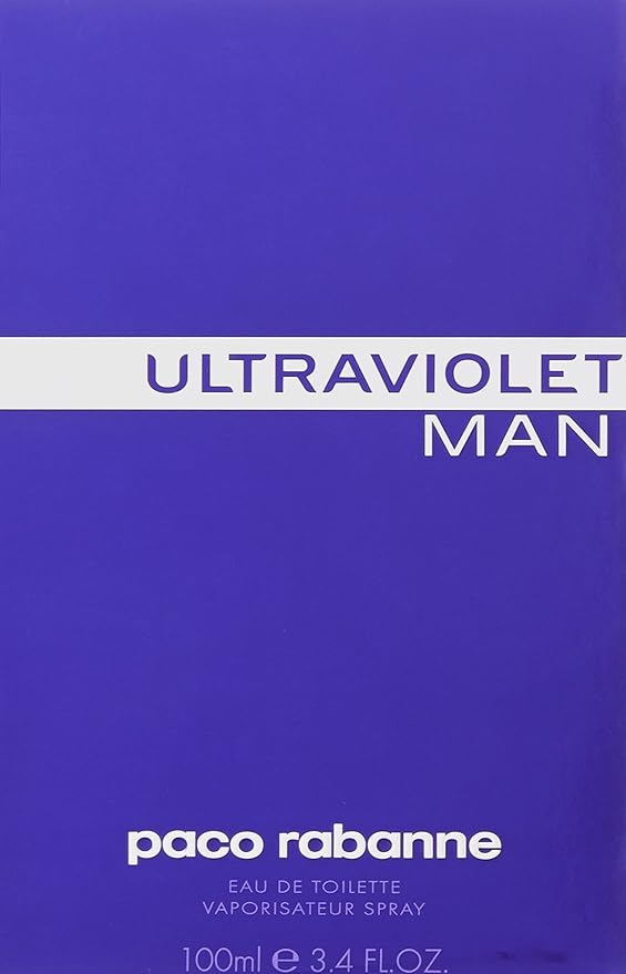 Paco Rabanne Ultraviolet For Men. Eau De Toilette Spray 3.4 Ounces (Pack of 2)