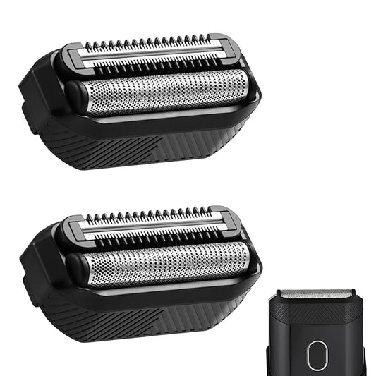 Replacement Foil Blade Compatible with MANSCAPED The Handyman，Foil Blades for Portable Men’s Travel Facial Hair Groomer(2Pack）