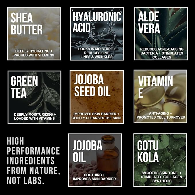 RUGGED & DAPPER - Age Defense Face Moisturizer for Men | 4oz | Hydrating Mens Face Lotion | Unscented + Anti- Aging Formula for Clear Skin | Natural Ingredients | Made in USA