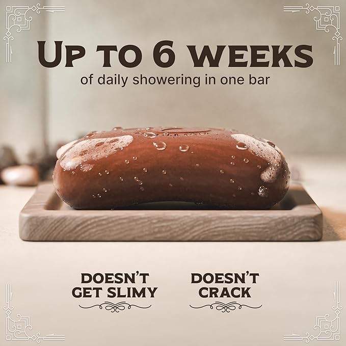 Body Wash Castile Soap Bar for Sensitive Skin – Long Lasting Natural Bar Soap for Men w/Olive Oil and Cocoa Butter - Vegan Tobacco Vanilla Scented by Carolina Castile, 5 oz Each