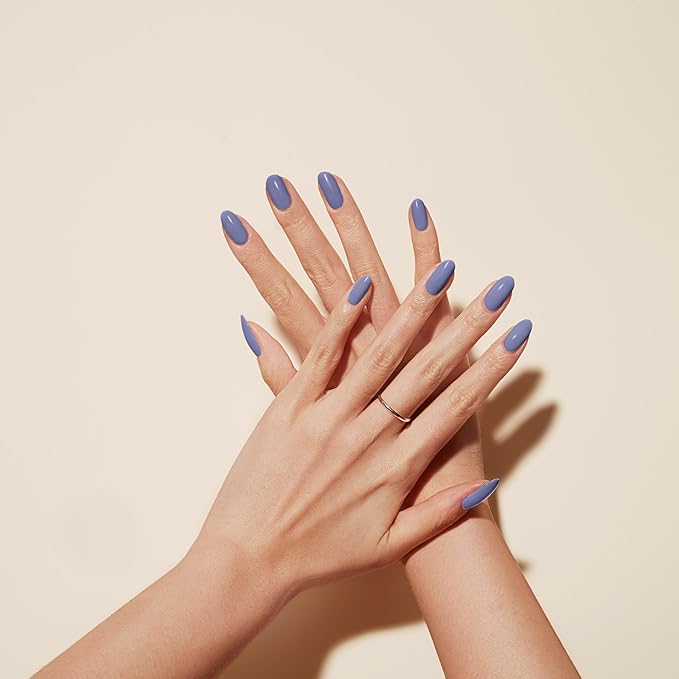 Dazzle Dry Mini Kit 4 Step System - Periwinkle Passion - A deep, muted periwinkle. Full coverage cream. (5 Piece Kit / 5 Manicures)