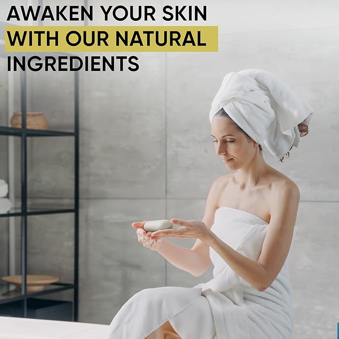 Sea Moss Herbal Soap | Pack of 6 of 5oz soap Bar | Ideal for Men and Women, Soothing and Nourishing Soap for Moisturization