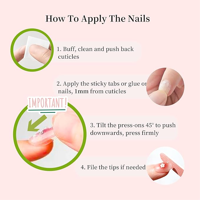 Press on Nails Handmade Nails 3D Press on Nails Short Medium Oval Almond Nails Fake Nails Glitter Cat Eye Nails Gel Nails Durable Reusable False Nails 10 Pcs (Cat Eye Heart Pink, L)