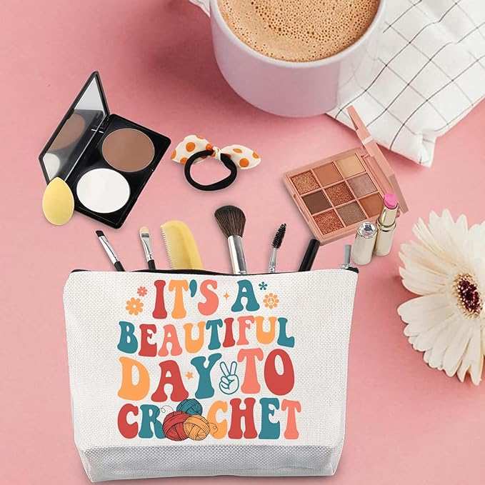 Crochet accessories Crochet Gifts Set knitting accessories knitting gifts Crochet Gifts Socks Crochet Necklace Crochet Makeup Bag Crochet 50 Pcs Stickers-Crochet Lovers Gifts