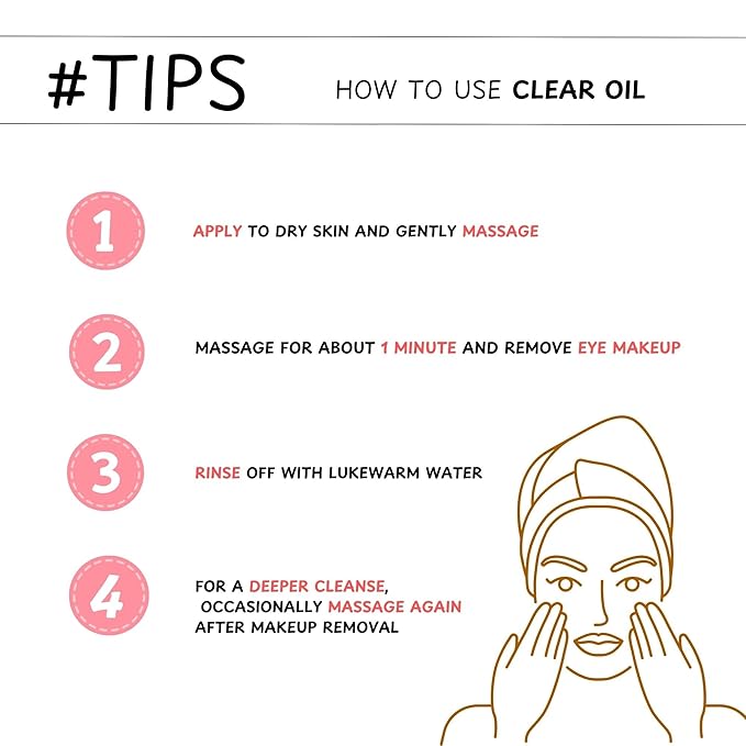 SWANESS Clear Oil – Japanese Premium Oil Cleanser with Rice Power | Anti-Aging Makeup Remover & Deep Pore Cleanser | Removes Waterproof Mascara & Sunscreen for Radiant Skin