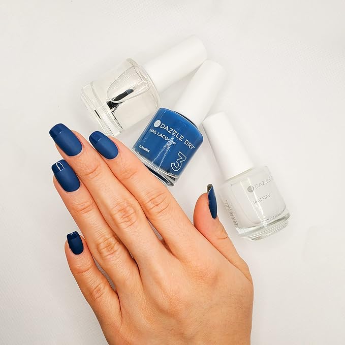 Dazzle Dry Step 4 - Mattify Top Coat, Fast Drying, 0.5 oz (15 ml)