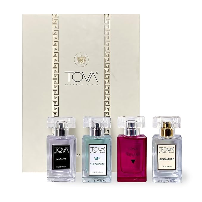 Tova Signature Perfume Fragrance Collection - 4 Piece Perfume Gift Set for Women 1 FL Oz.