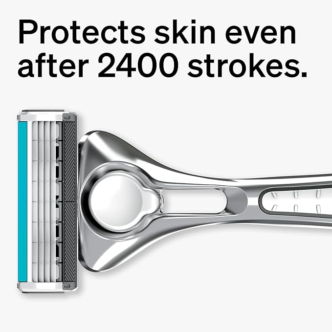 Schick Quattro Titanium 4-Blade Razors for Men | 1 Mens Razor Handle and 16 Refill Blades for Shaving