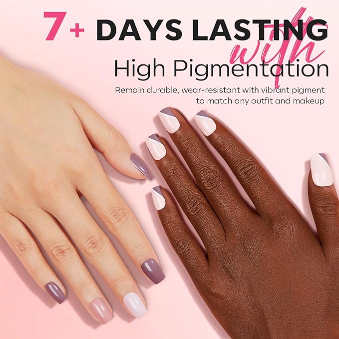 Modelones Nail Polish 6 Colors Neutral Nude Nail Polish Set Nude Pink Quick Dry Winter Mini Nail Polish Finger Nail Polish Bulk Manicure Diy Nail Art Home Salon Gift For Women Girl
