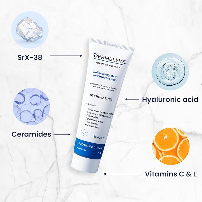 Dermeleve Itch-Free Bundle with 60g Cream and Scalp Serum (2 Items)