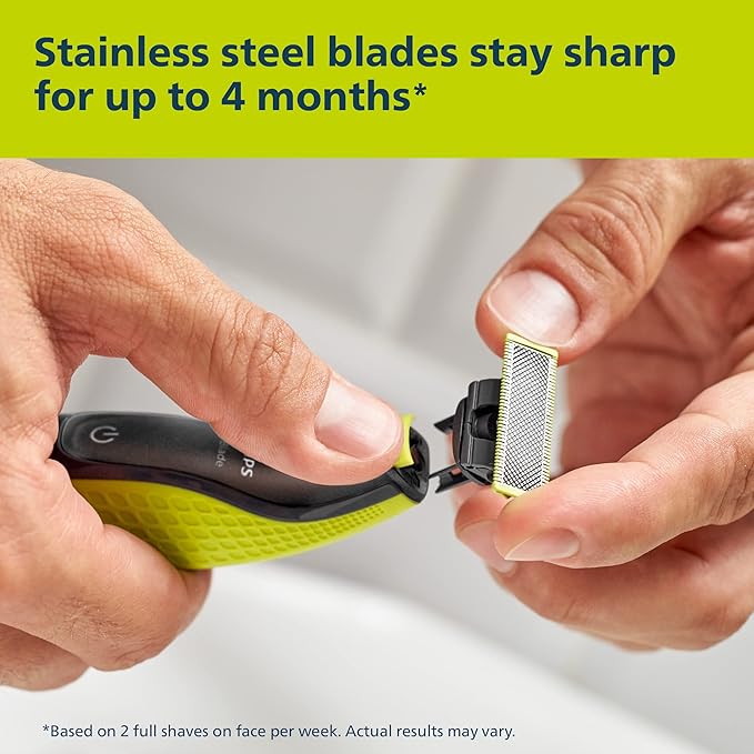 Philips Norelco OneBlade Face + Body Hybrid Electric Trimmer and Shaver, QP2630/70