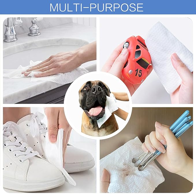 Face Towels Disposable Clean Face Towels, Cotton Makeup Remover Face Wipes, Disposable Large Facial Towels, Facial Cleansing Wipes for Sensitive Skin, Travel Hotel Essentials 50 Count (1 Pack)