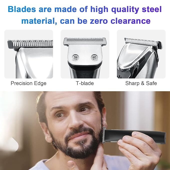 T-Blade Detachable Replacement blades Compatible with Wahl Trimmers 9864/9864SS/9686/9818A/9854L/9876L/9854/WSS3L/SS2L etc. (3 Pack)