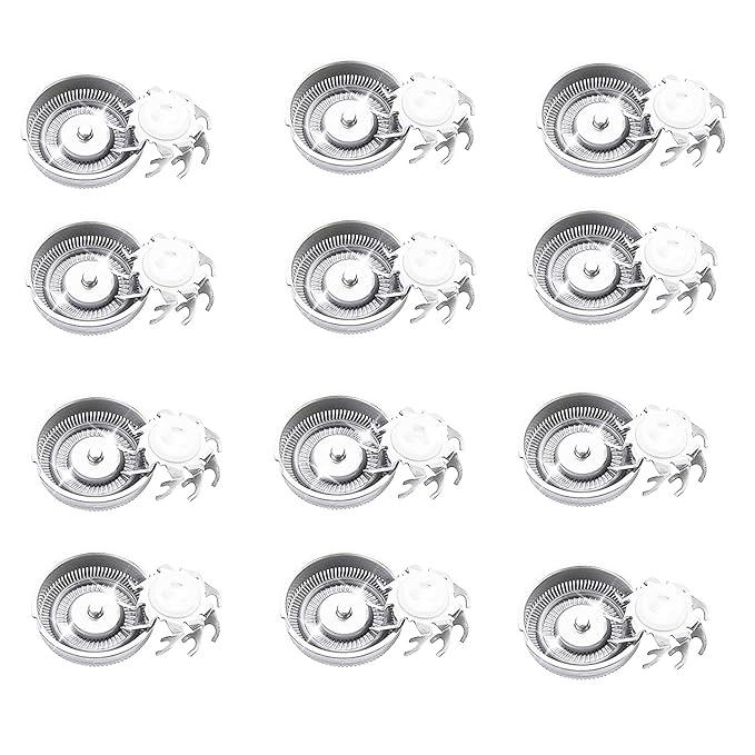 12PCS Shaver Head Replacement Blade compatible with Skull Shaver Pitbull Electric Razors