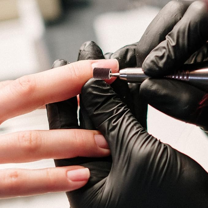 Makartt Nail Drill Bits Sanding Bands for Nail Drill #80#150#240 Grits 300Pcs Nail File Sanding Bands Bundle With 10Pcs Tungsten Carbide Nail Drill Bits