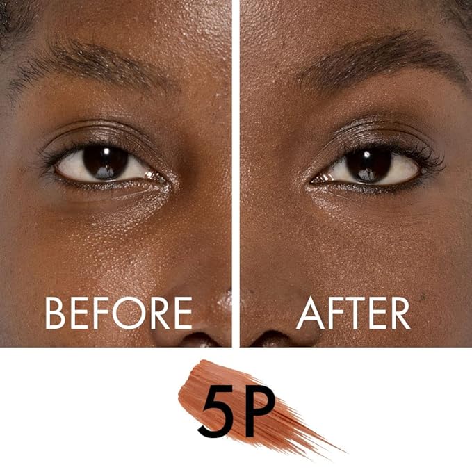 Veil Cosmetics - Complexion Fix Concealer - Liquid Concealer for Under Eye + Dark Circles - Highlight, Contour, Correct - Anti-Aging - Vegan Makeup Pen - Hydrating Lightweight (5P Deep Pink)