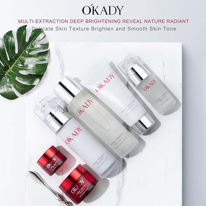 Valentine's Day Skincare Gift Set: Face Care Kit, Peony Truffle Plant Extract, Anti-Aging, All Skin Types, Unisex