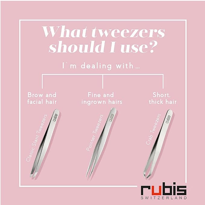 Rubis 4-Piece Manicure Set for Men and Women with Black Leather Case, Includes Tweezers, Nail Clippers, Nail Scissors, and Nail File, 1K410,Rubis Switzerland Swiss Made World Renowned Precision