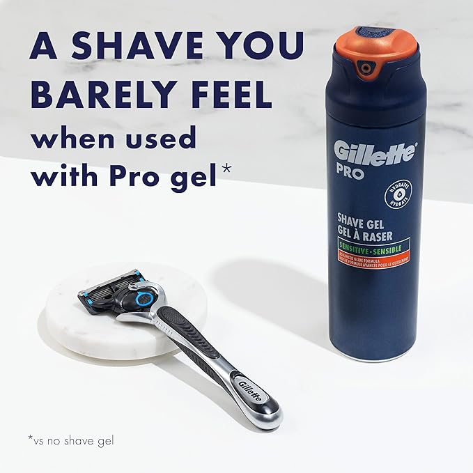 Gillette ProGlide Chill Razor Refills for Men, 4 Blade Refills