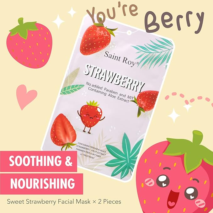 Mother's Day Gift 8 Pcs Face masks skincare,Face Mask Skin Care Bulk Pack, Hydrating Spa Face Mask, Facial sheet mask,face masks bulk For Women/Teen Girls Beauty Mask Set