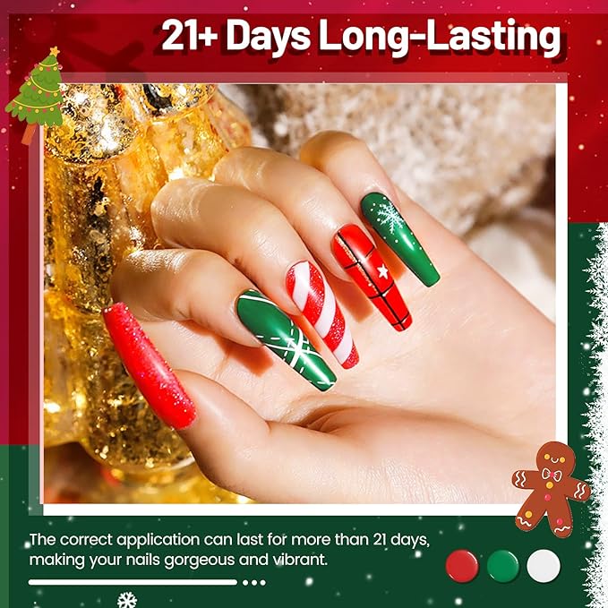 JODSONE Gel Nail Set 20 Colors High Shine Gorgeous Gel Polish Base Top Matte Coat Nice Gifts Show Charm