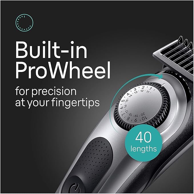 Braun All-in-One Men's Shaving Kit Series 7 7440, 12-in-1 Beard, Face, Nose, Ear Trimmer, Hair Clippers, Body Groomer and Manscaping