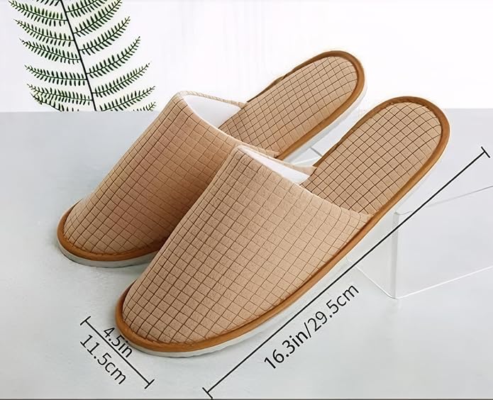Pairs Spa Slippers, Non Slip Disposable Slippers For Guest, Washable Reusable, Which Can Be Used As Women Men, House, Indoor, Bathroom, Bedroom, Hotel, Bride Slippers