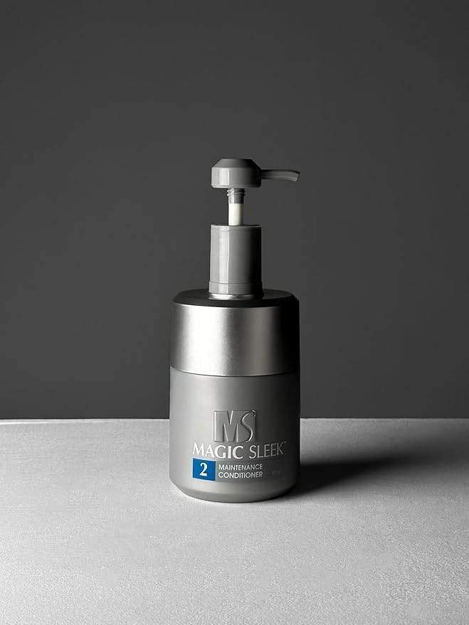 MagicSleek Hydrating Conditioner | All Hair Types, Even Color-Treated Hair Controls Frizz, Softens & Strengthens Hair | Made with Nourishing Argan Oil Extracts | 17 Oz.