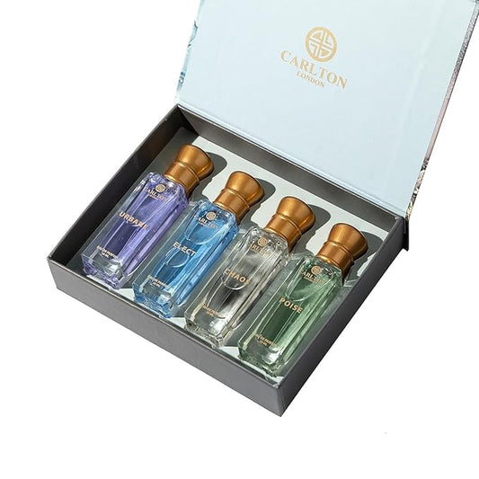 Elite Unisex Perfume Gift set | Luxury and Premium EDP | Long Lasting Fragrances with Fruity, Musky, Citrusy and Smoky Scent | 4X20 ML