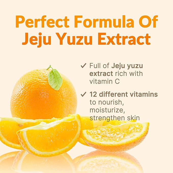 Yuzu Vita C Face Cream – Korean Daily Moisturizer with Jeju Yuzu, Niacinamide, AHA & PHA – Hydrating & Brightening Skincare for Radiant, Smooth Skin (50ml/ 1.69 fl oz)