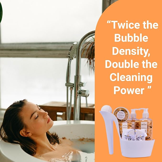 Draizee Mothers Day Gifts for Mom - Spa Gift Baskets for Women - 8 Pcs Luxury Vanilla Scented Heel Shoe Design Bath and Body Spa Set-Self Care Package for Women, Presents for Mom-Body Care Set for Her