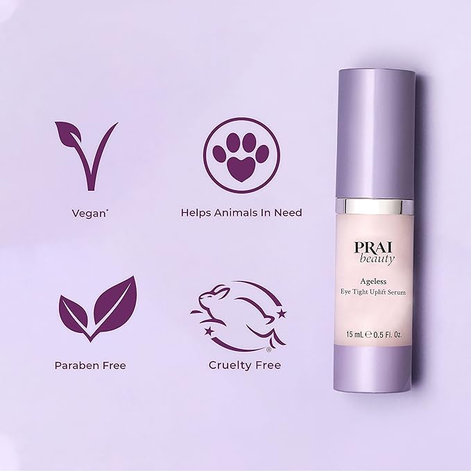 PRAI Beauty Ageless Hydrating amd Amti-Aging | Ageless Eye D-Crease and Ageless Eye Tight Uplift Serum